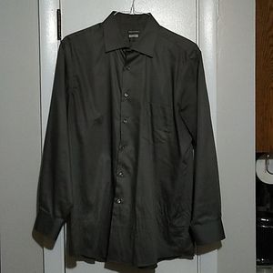 Van Heusen dark gray dress shirt
